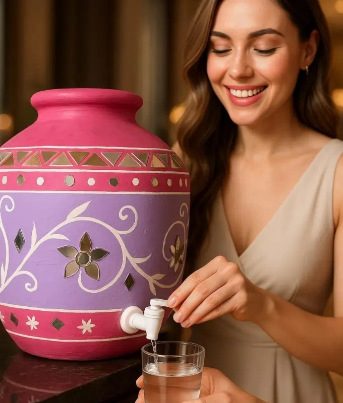 Handcrafted Water Dispenser Pot Code CMMTK102