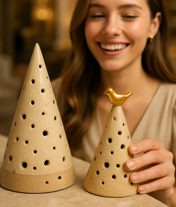 Handcrafted Decorative Cone Set Code CMDI1028