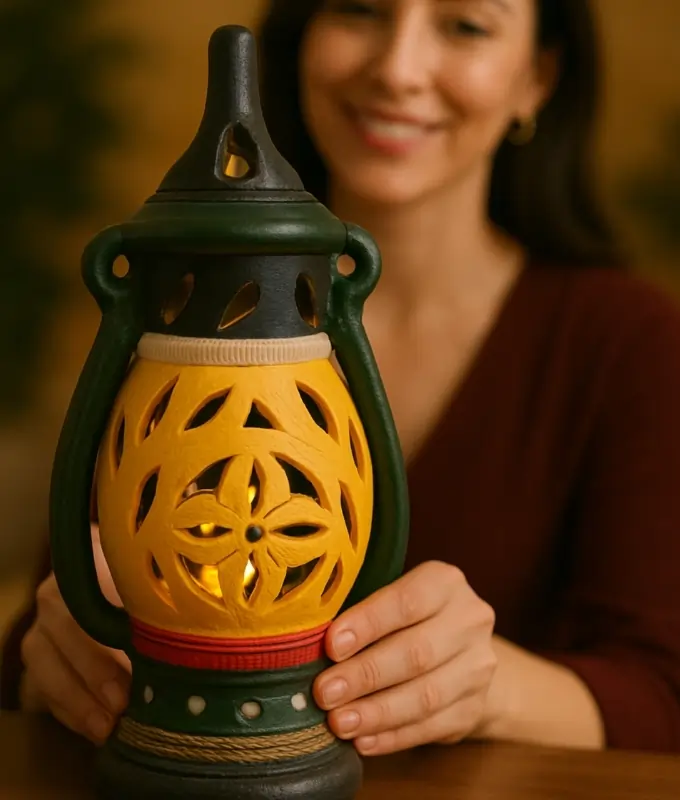 Handcrafted Decorative Lantern Code CMDI1012