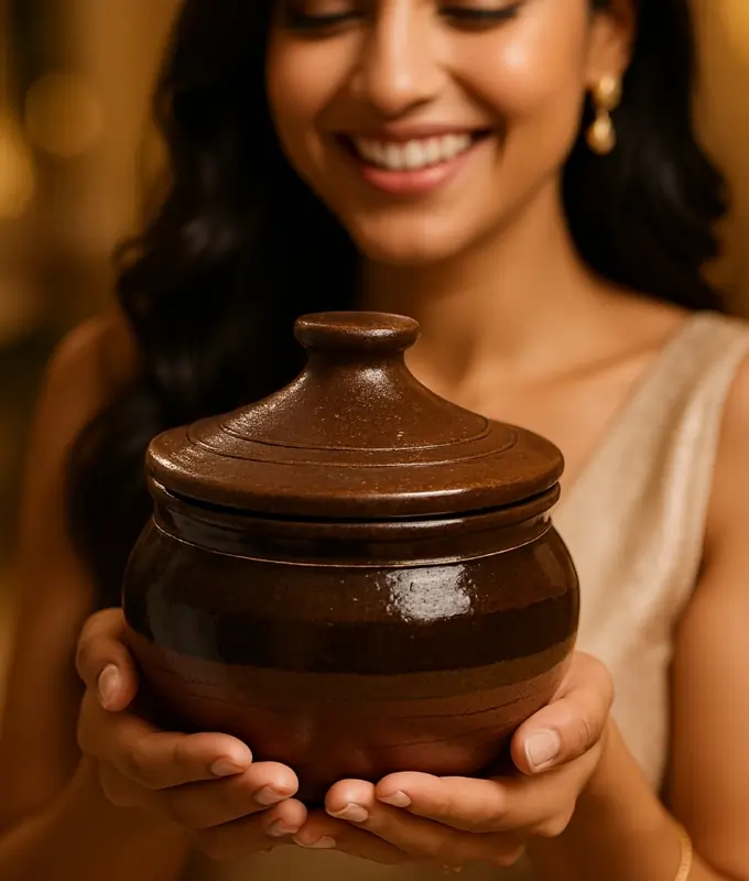 Handcrafted Ceramic Storage Jar Code CMPOT102