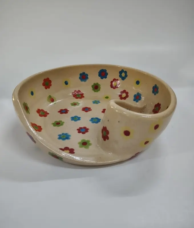 Handcrafted Ceramic Snack Bowl Code CMDBL1012