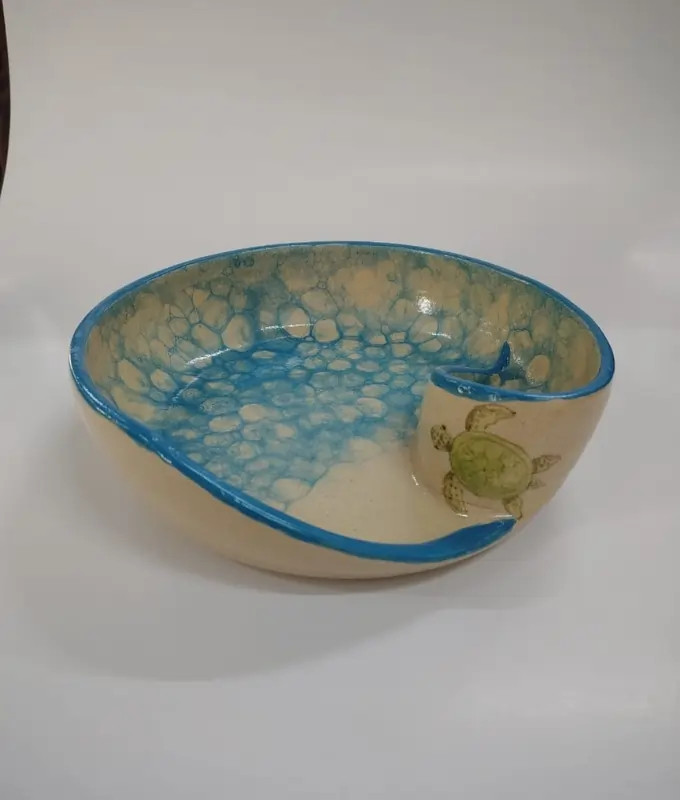 Handcrafted Ceramic Snack Bowl Code CMDBL1015