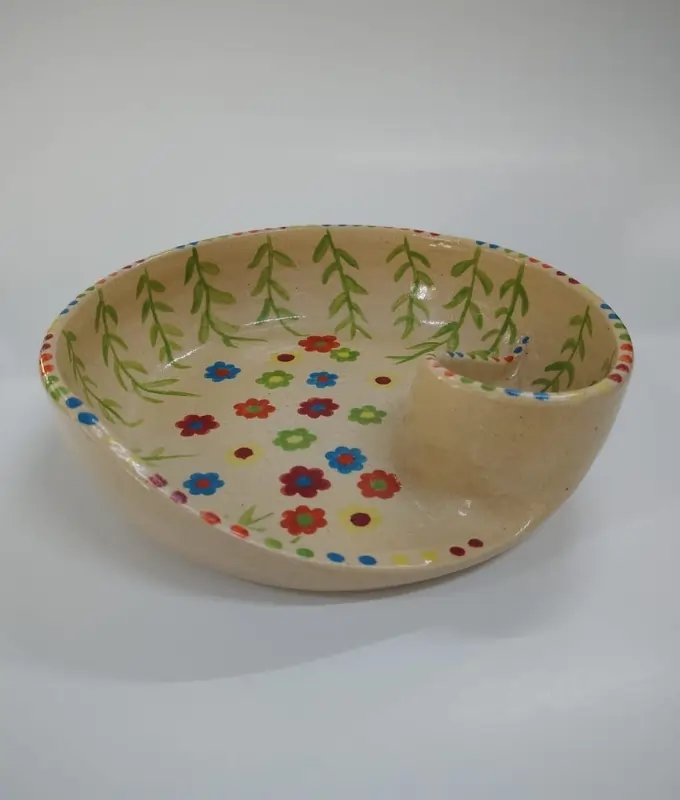 Handcrafted Ceramic Snack Bowl Code CMDBL1014