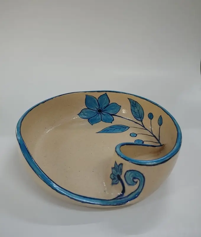 Handcrafted Ceramic Snack Bowl Code CMDBL1016