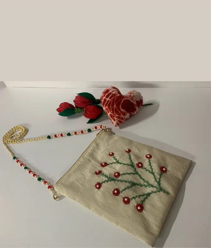 Handcrafted Embroidered Sling Bag