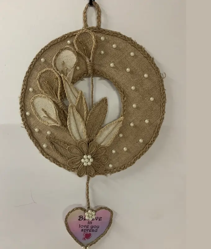 Handcrafted Jute Wall Hanging Code LVHMP103