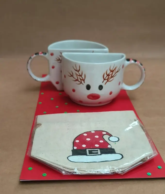 Handcrafted Festive Mug Set Code HMP102