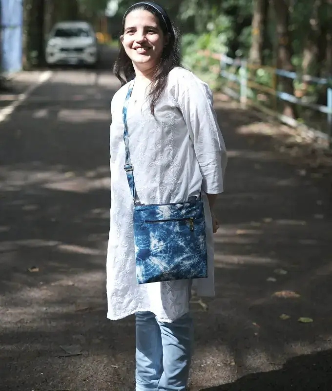 Handmade Tie-Dye Sling Bag Code G91SB104