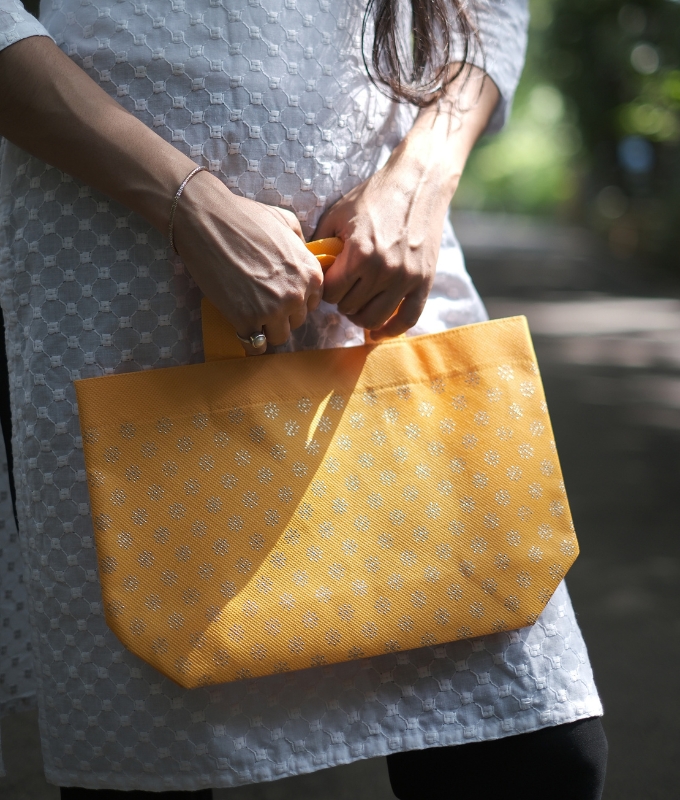 Student Crafted Yellow Gift Carry Bag Code G91GB104