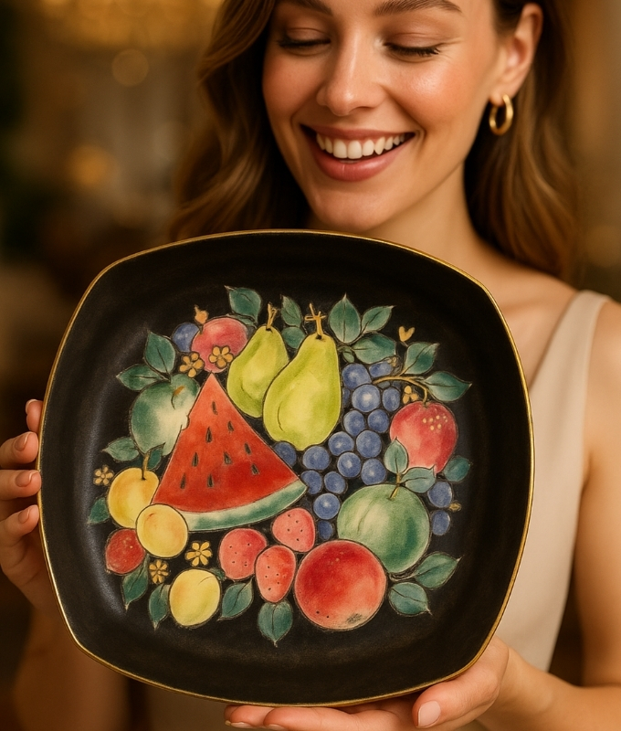 Fruit Fiesta Wall Hanging Plate Code DP103