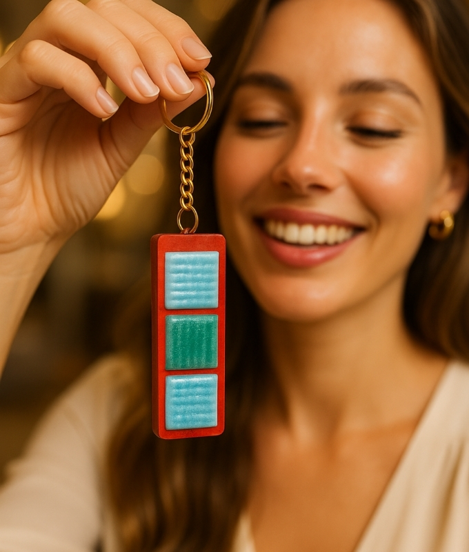 Mosaic Key chain ode AD108