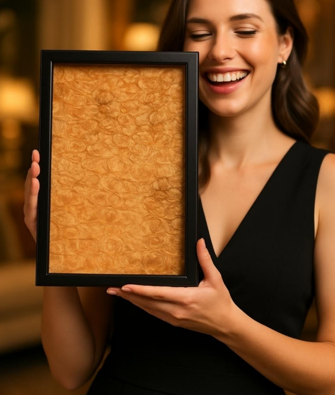 Golden Texture Art Serving Tray Code TAT106
