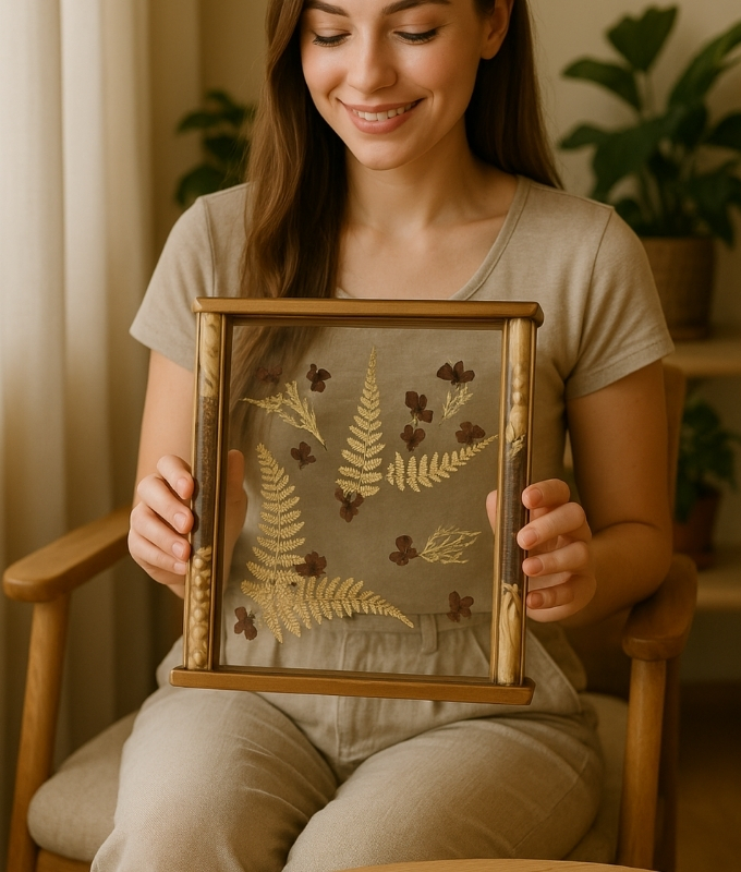 Nature Fern Art Serving Tray Code TAT102
