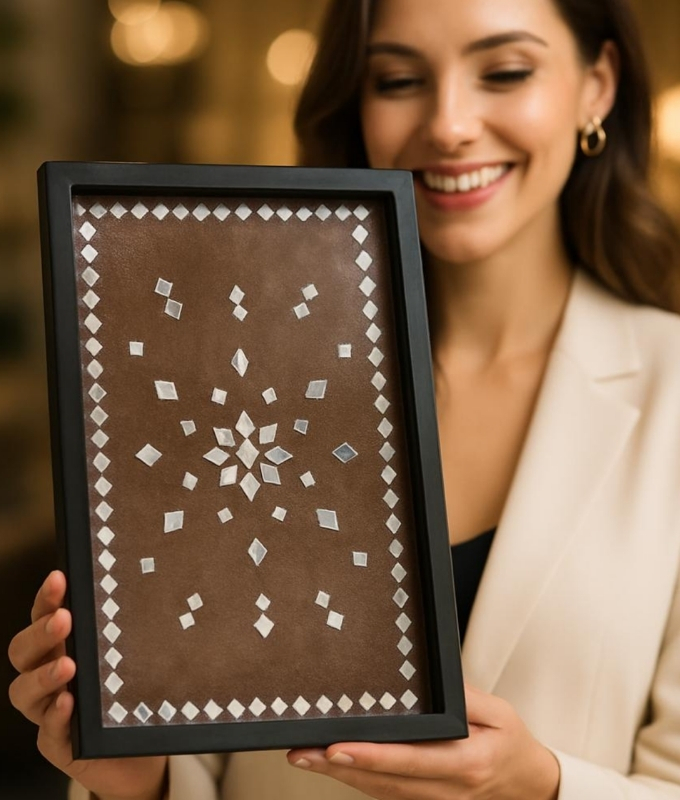 Mosaic Art Serving Tray Code TAT101