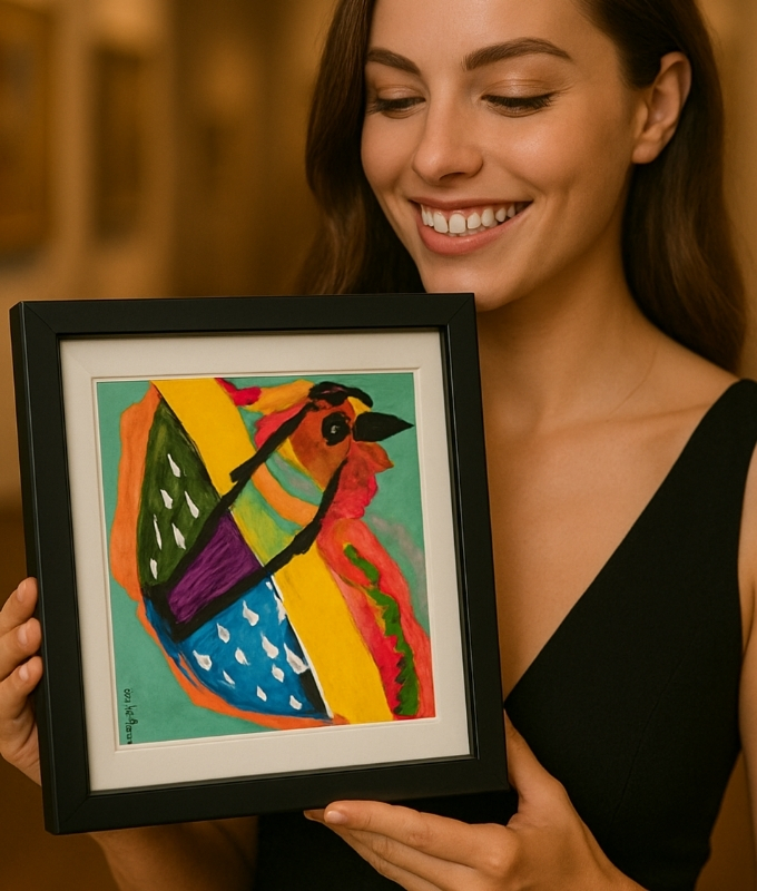 Artistic Fish Frame Code PT105