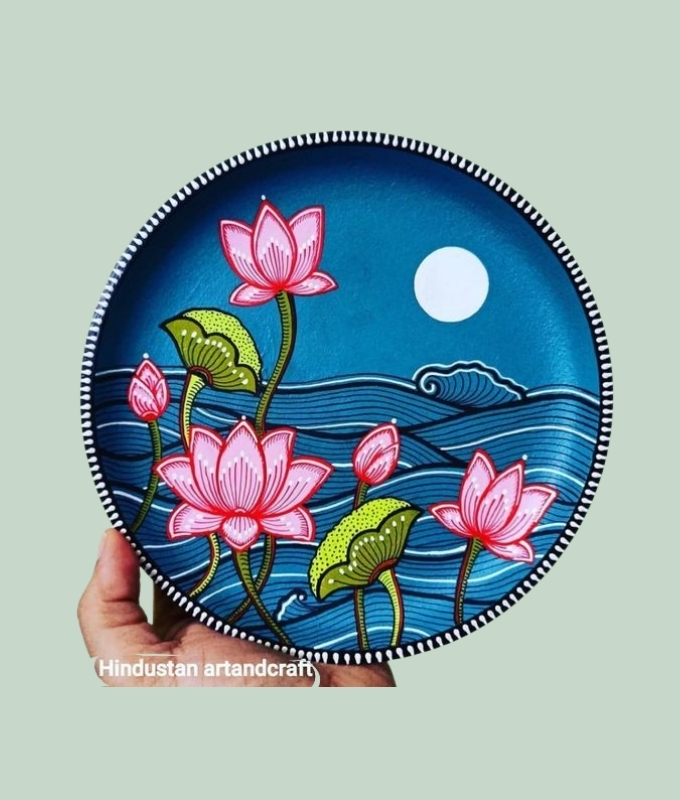 Lotus Moon Wall Art Code PT105