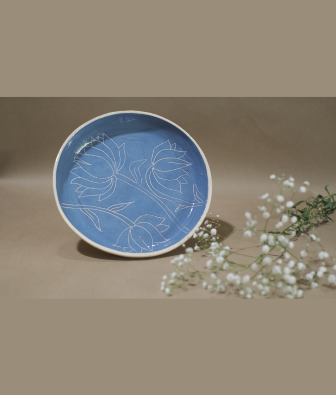 Floral Ceramic Plates Code CMPLT104