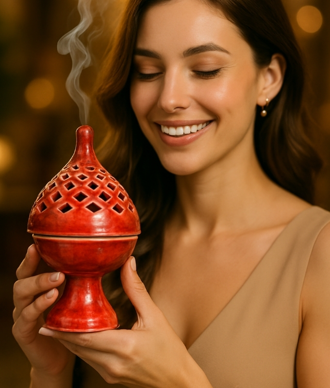 Handcrafted Ceramic Aroma Diffuser Code CMSMK102
