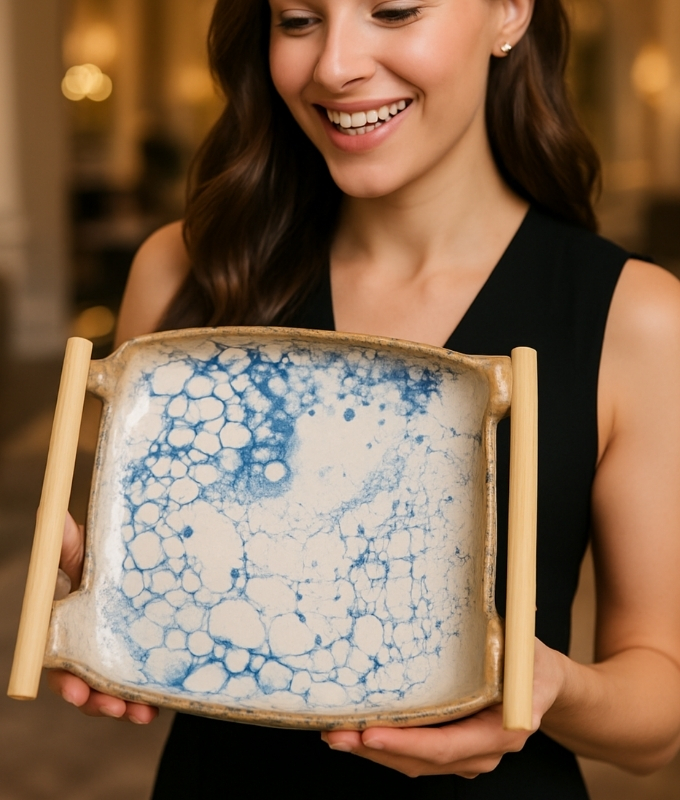 Premium Ceramic Serving Tray Code CMPLT102