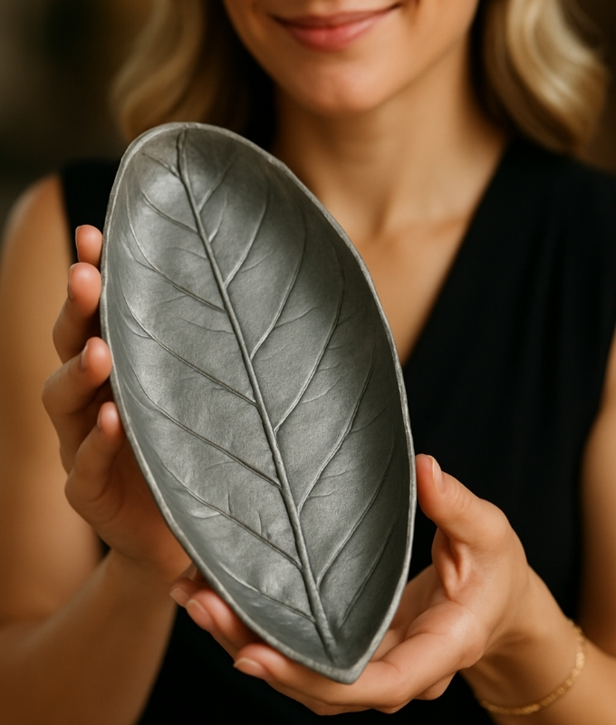 Elegant Leaf Platter Code CMPLT101