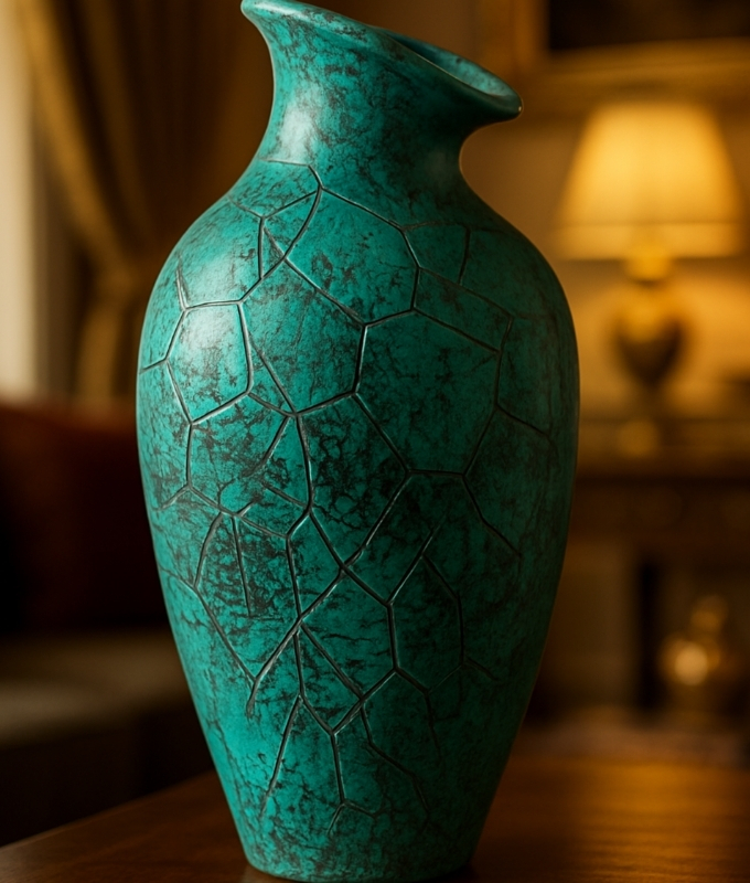 Emerald Textured Vase Code CMDI1019