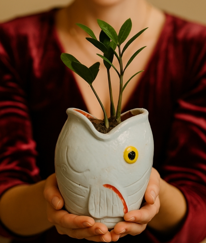 Fish Mini Planter Code CMPLT109